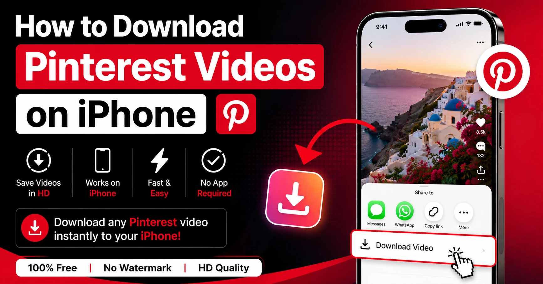 Download Pinterest Videos on iPhone