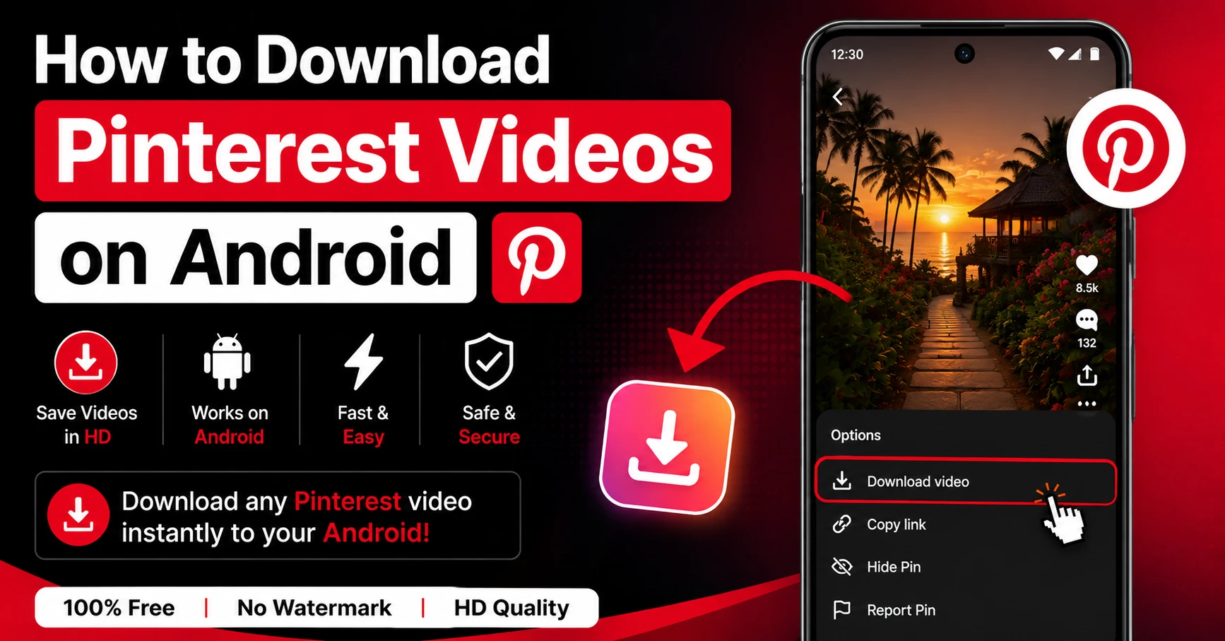 Download Pinterest Videos on Android