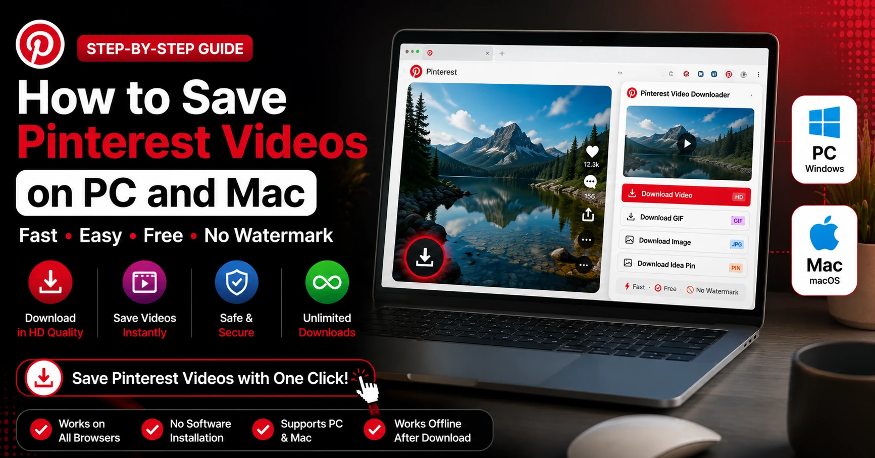 How to Save Pinterest Videos on PC and Mac
