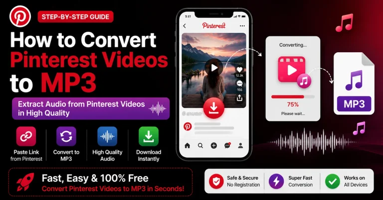 How to Convert Pinterest Videos to MP3