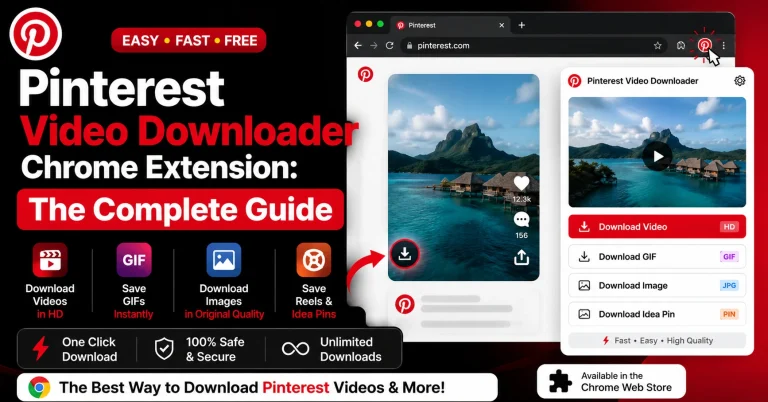 Pinterest Video Downloader Chrome Extension